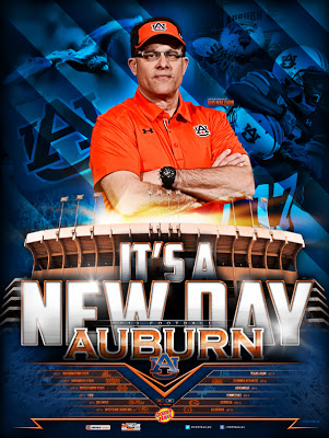 Auburn Tigers 2013 poster schedule