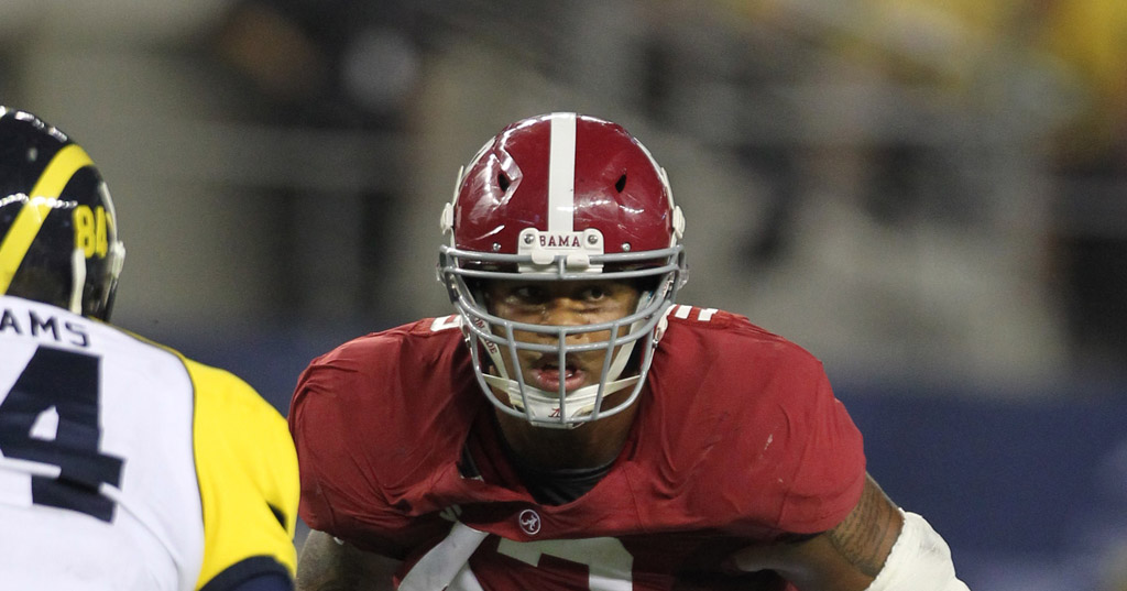 NCAA Football: Cowboys Classic-Alabama vs Michigan