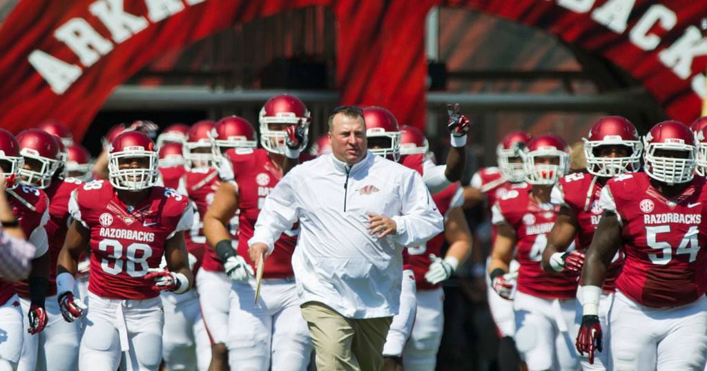 NCAA Football: UL Lafayette at Arkansas