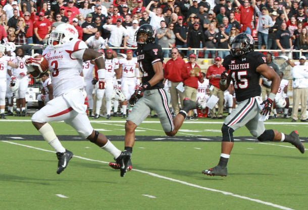 NCAA Football: Arkansas at Texas Tech