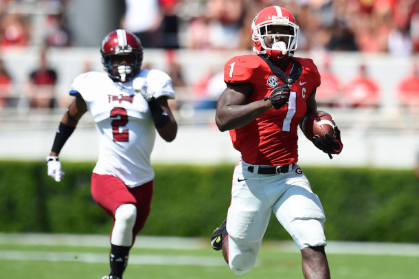 NCAA Football: Troy at Georgia