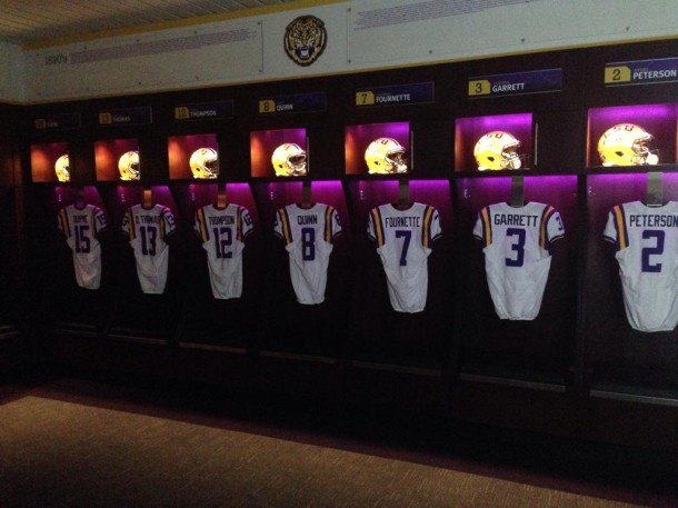 Best College Football Locker Rooms 2014