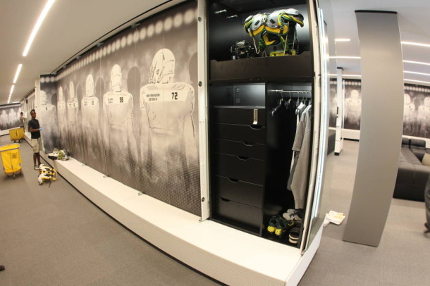 Best College Football Locker Rooms 2014