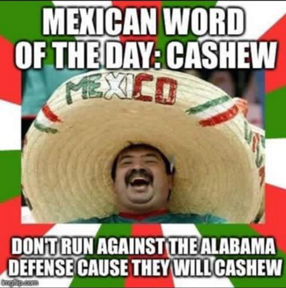 Alabama Cashew MEME