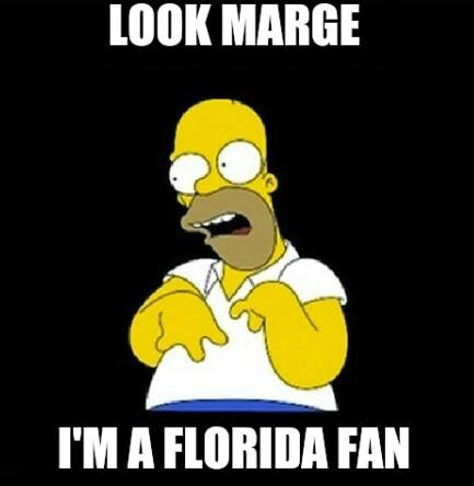 Look Marge UF Fan MEME