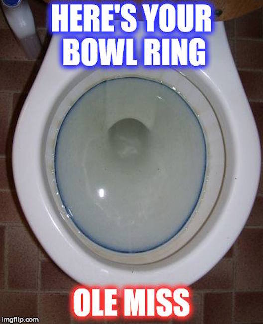 Ole Miss Bowl Ring MEME
