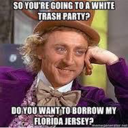 White Trash Party MEME