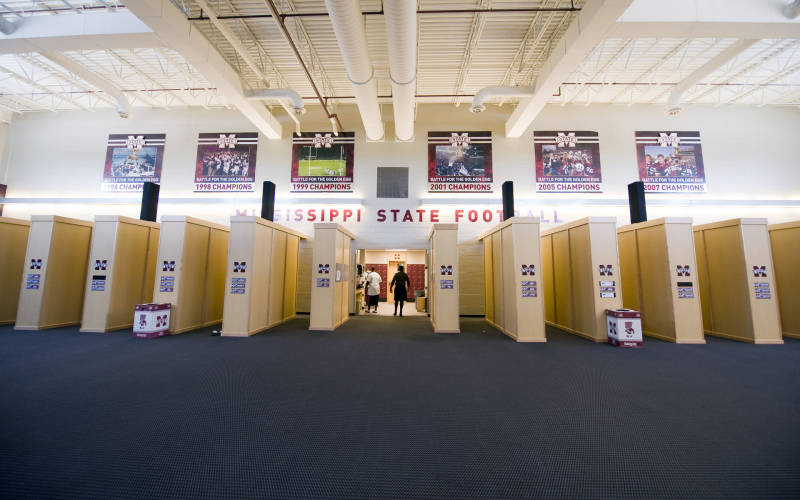 A look inside the SEC’s football locker rooms