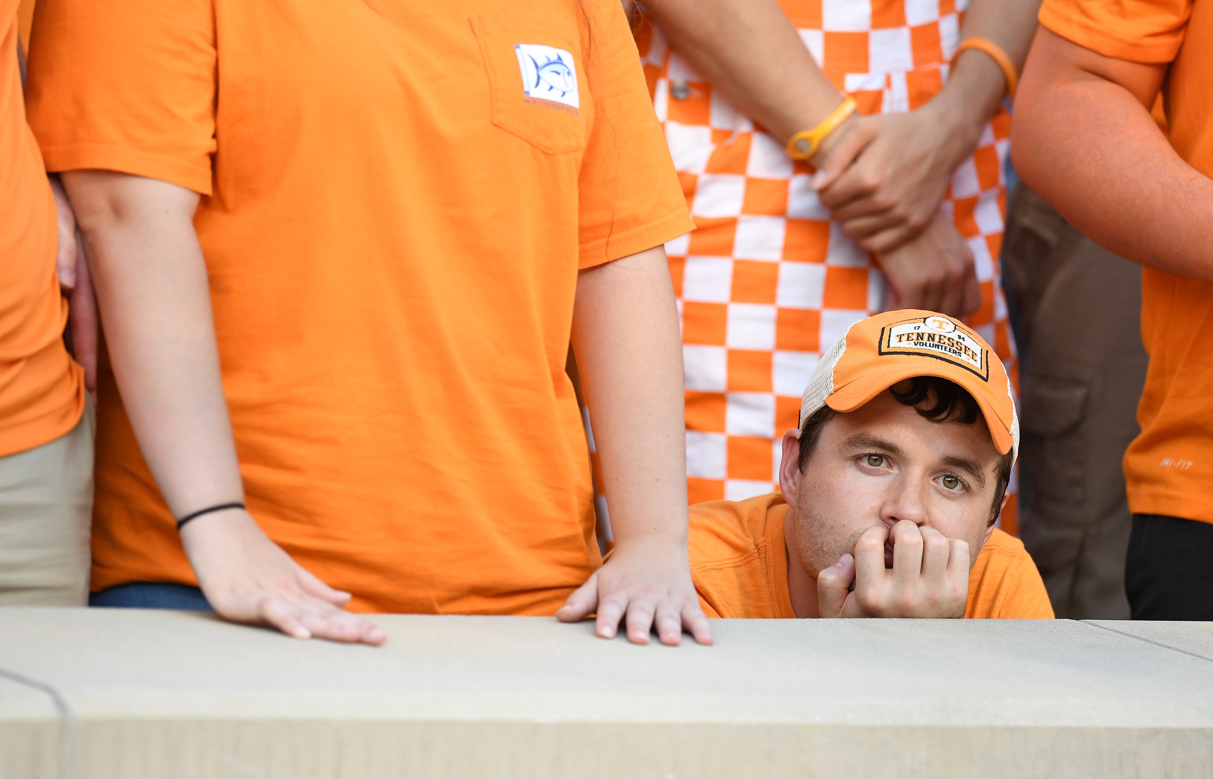 Oct 15, 2016; Knoxville, TN, USA; against the Tennessee Volunteers during the third quarter at Neyland Stadium. Mandatory Credit: John David Mercer-USA TODAY Sports