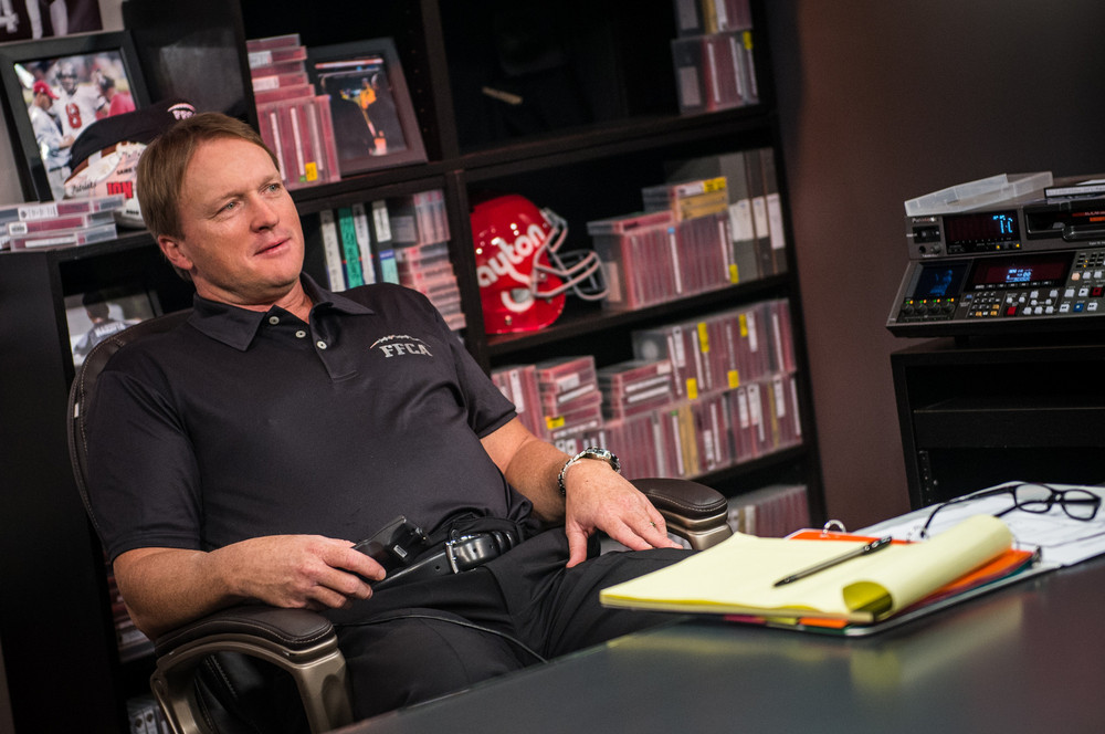 Bay Lake, FL - March 16, 2017 - Wide World of Sports: Jon Gruden during the 2017 class at Gruden Camp (Photo by Heather Harvey / ESPN Images)