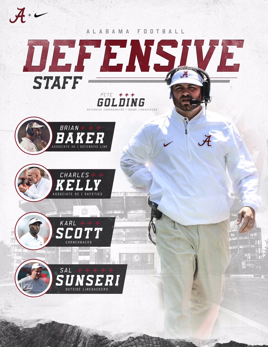 Alabama officially announces coaching staff for 2019 season Saturday Down South