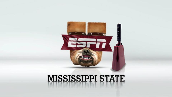 Mississippi State's ESPNU logo