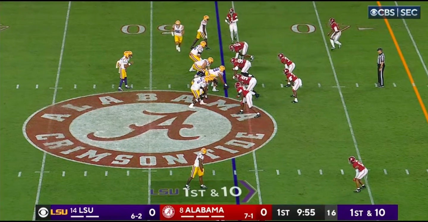 Malik Nabers scores wide-open TD to give LSU early lead over Alabama