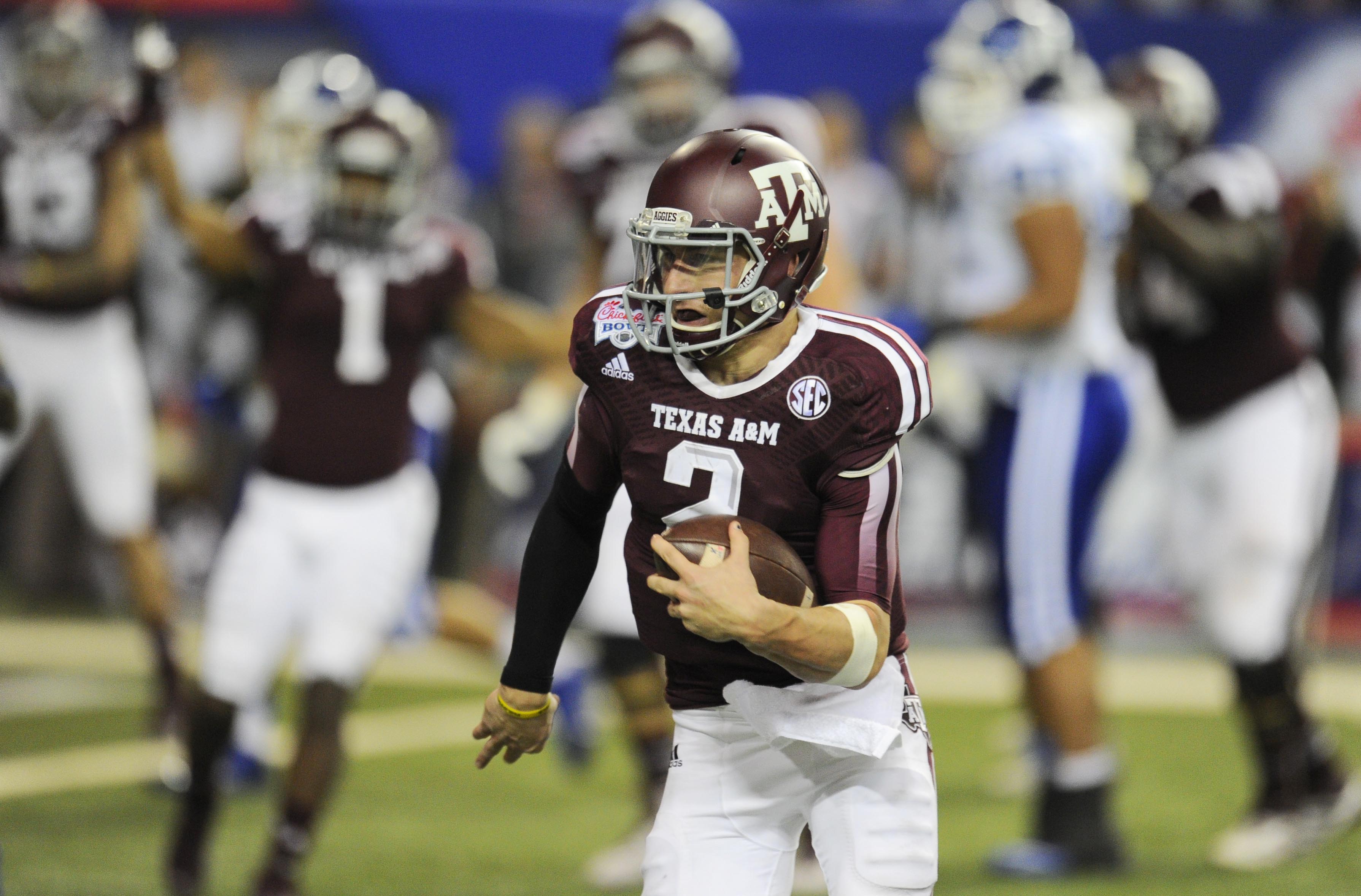 Texas AM Heisman winner Johnny Manziel.