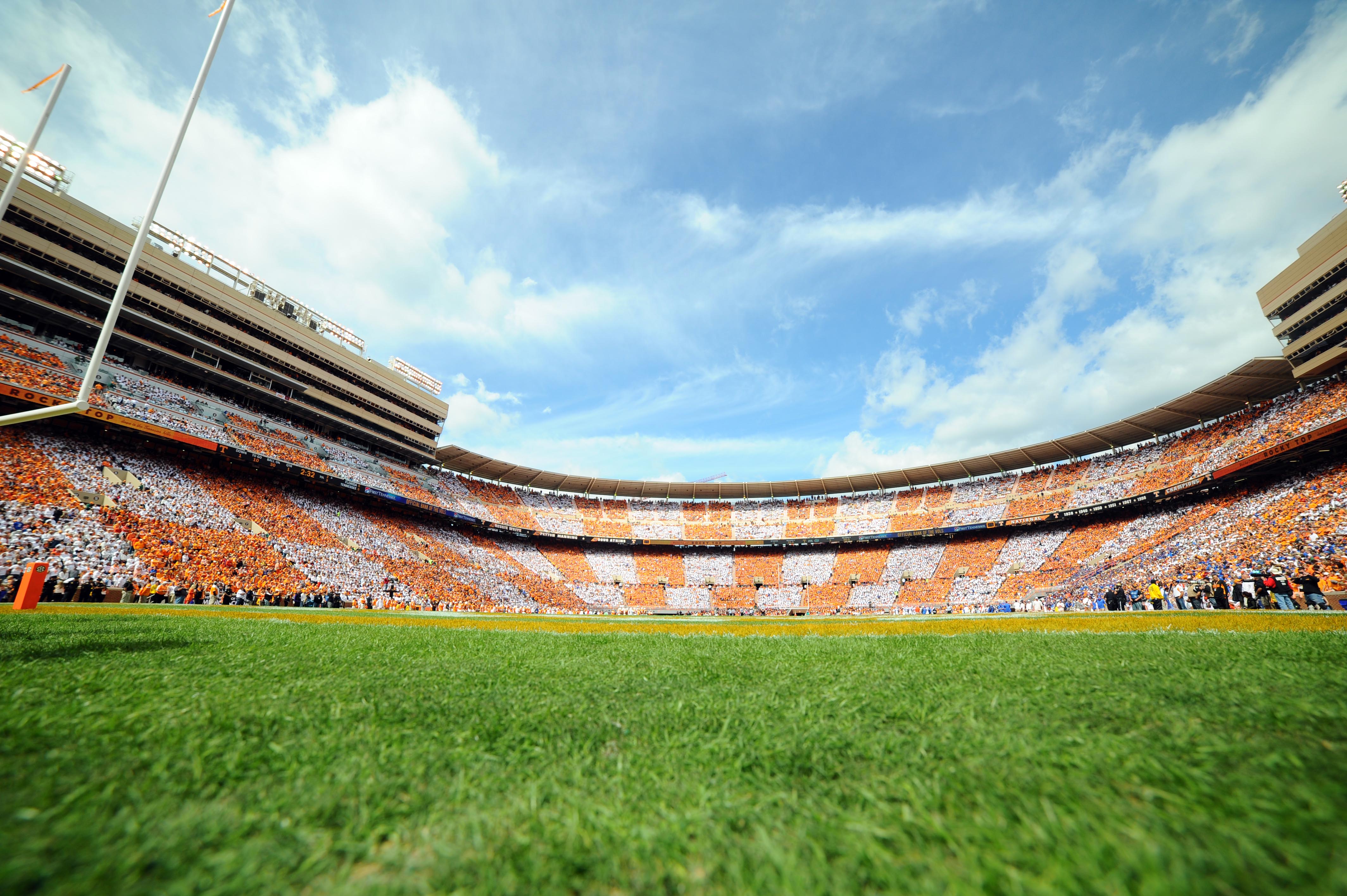 Neyland Stadium is shown.