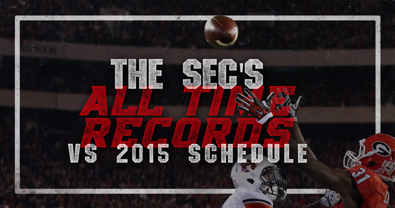 Framed by history: Every SEC team's all-time record against its 2015