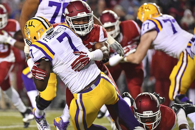 Arkansas mission to earn second straight bowl bid: Slowing down Leonard Fournette