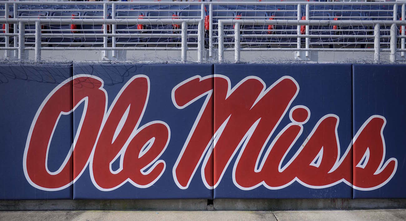 Ole Miss logo shown in general view.