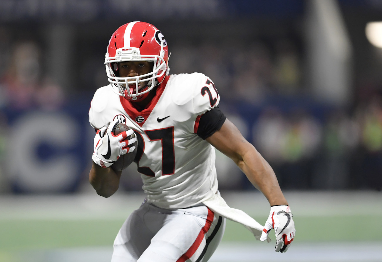 Georgia RB Nick Chubb.