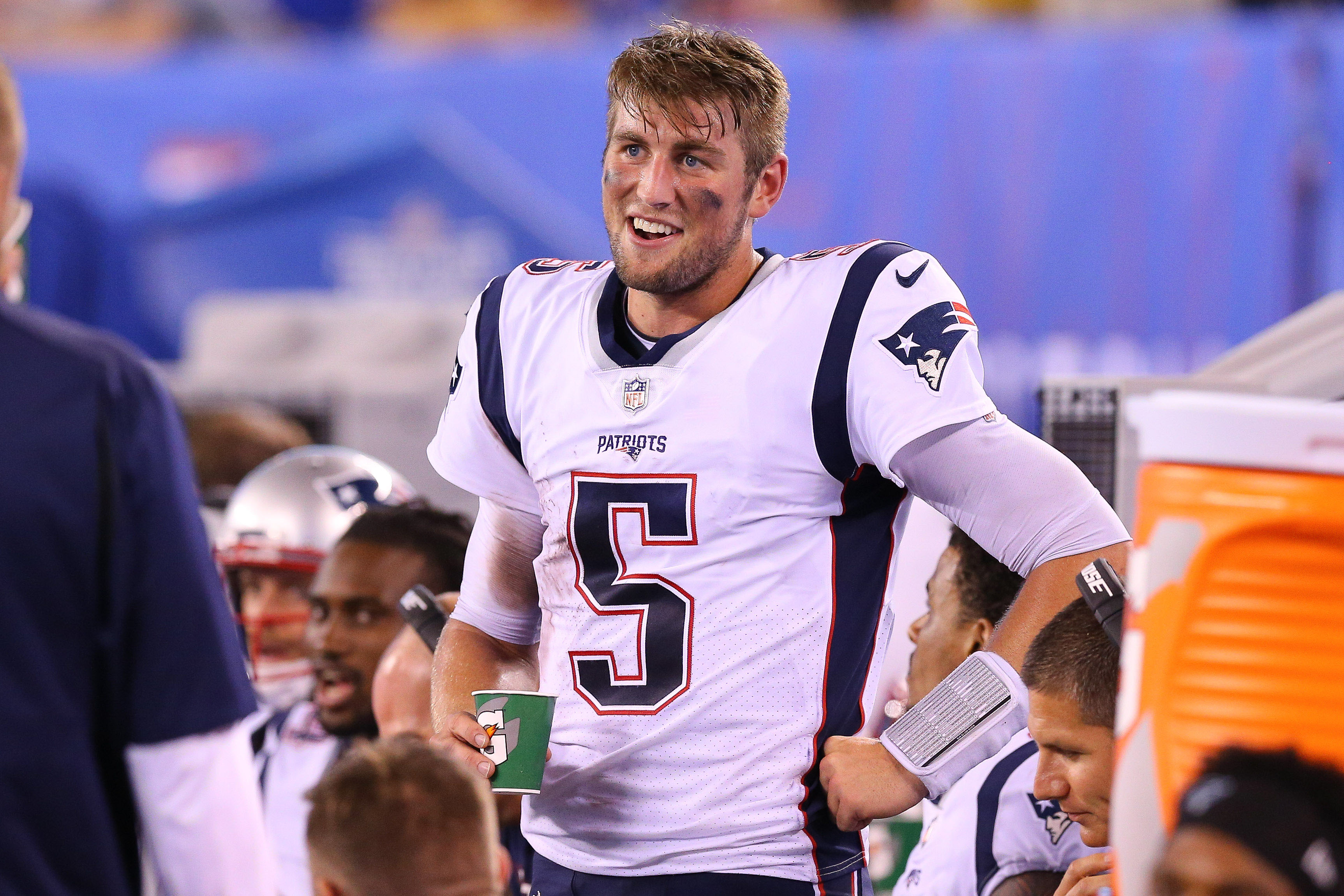 Danny Etling-LSU-cut-patriots
