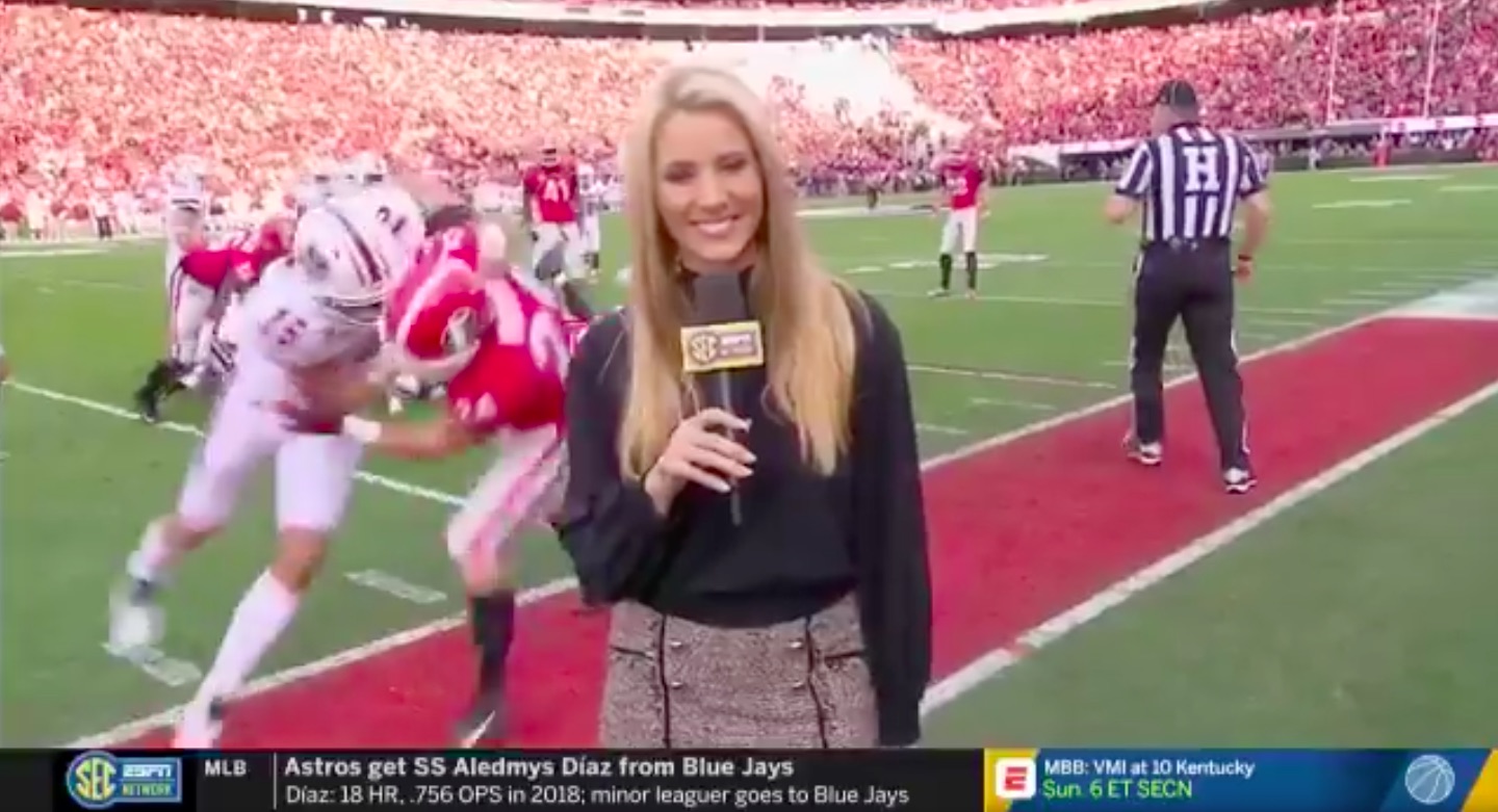 Laura Rutledge Georgia Shoot your shot: Georgia player apologizes to Laura Rutledge in clever ...