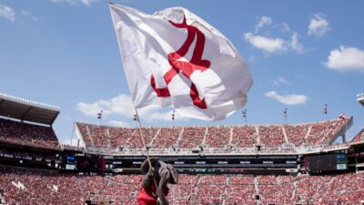 Alabama football flag.