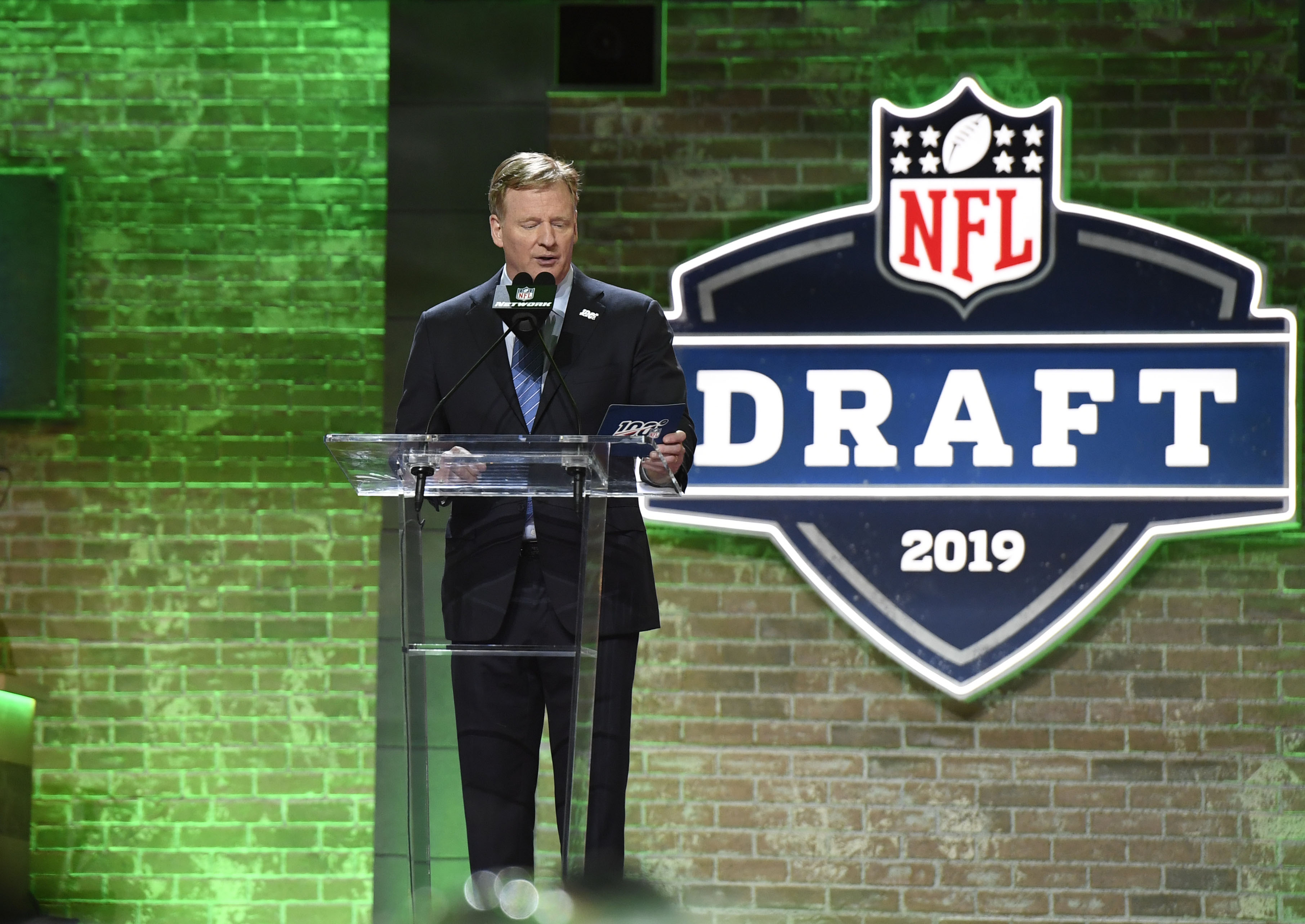 Roger Goodell at the 2019 NFL Draft.