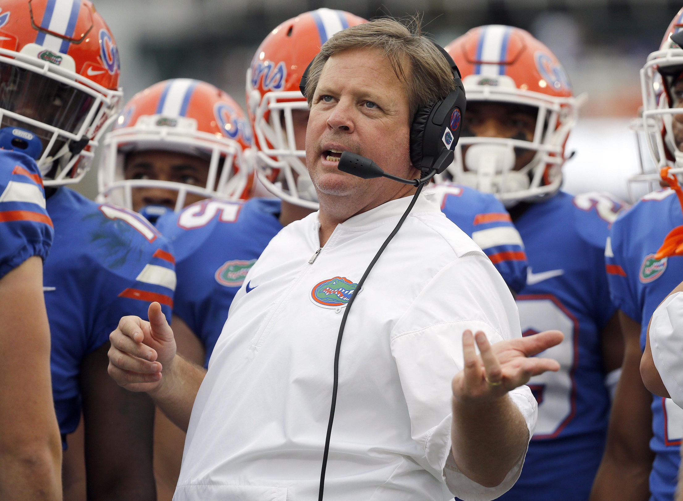Rece Davis Jim Mcelwain Shark Joke Espn College Gameday Championship Drive