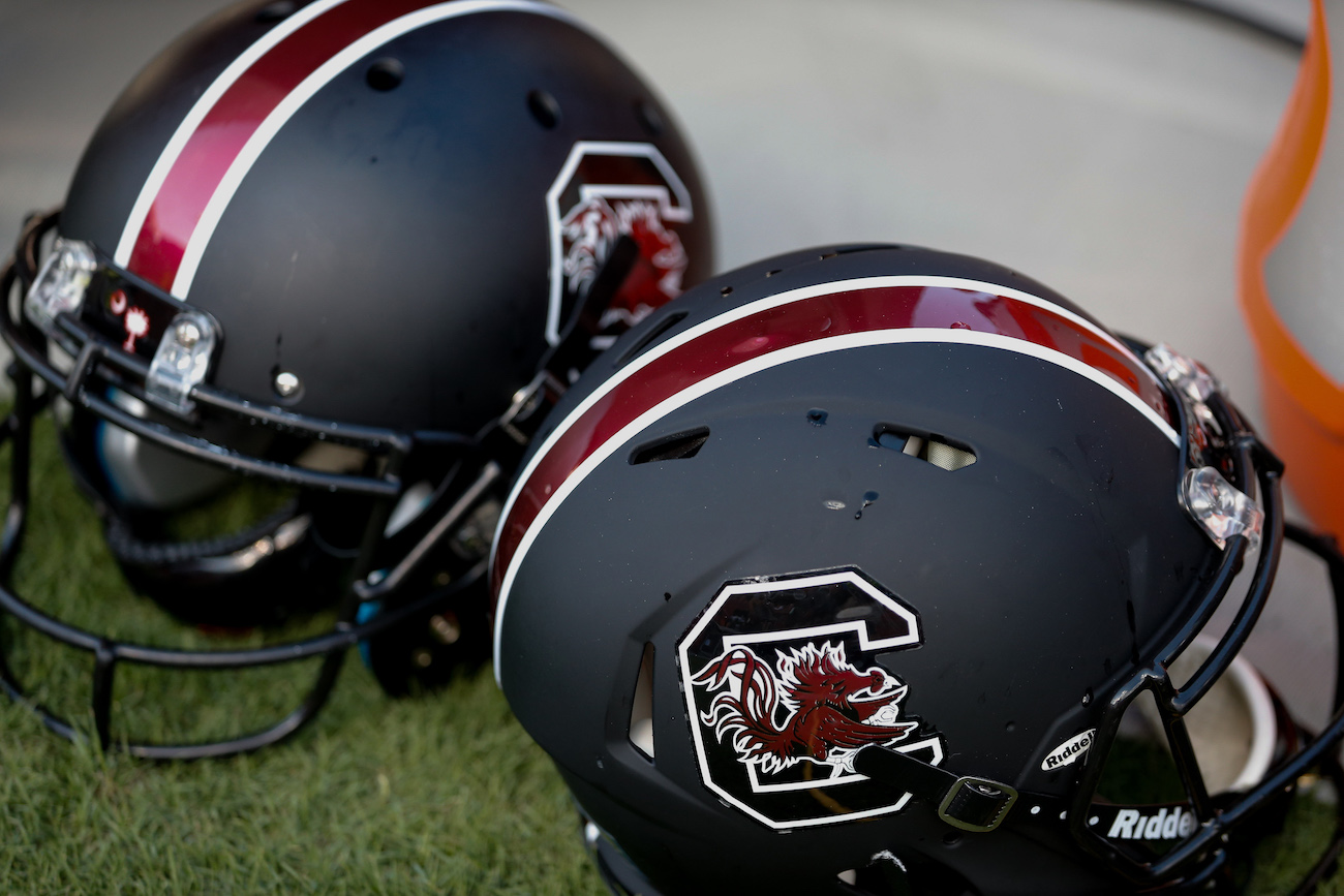 South Carolina helmets are shown.