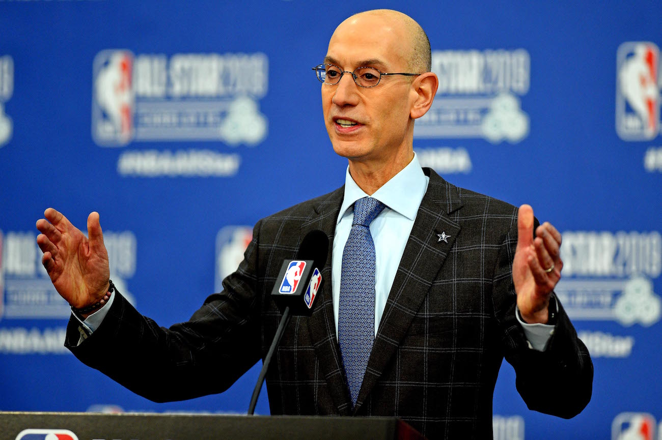 NBA commissioner Adam Silver.