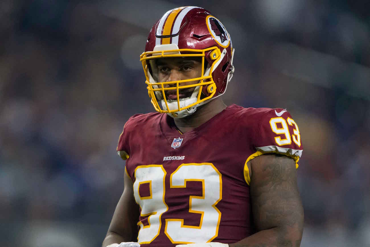 Jonathan Allen during a game in 2018.