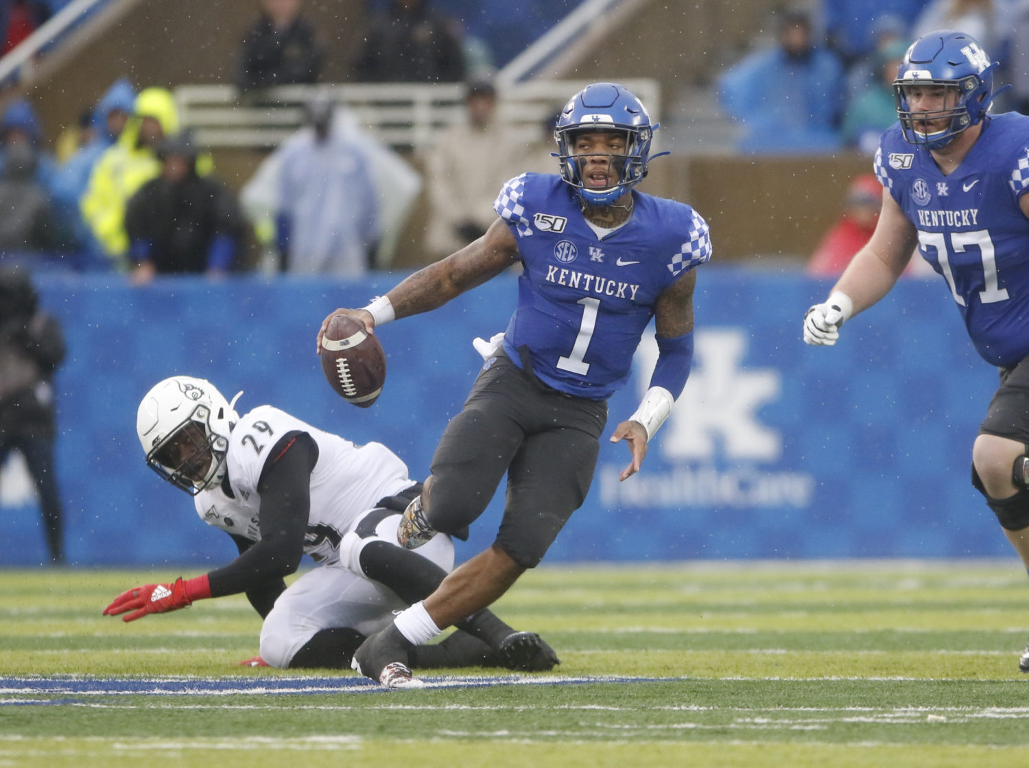 Kentucky's Lynn Bowden is in the 1,000-yard rushing club.