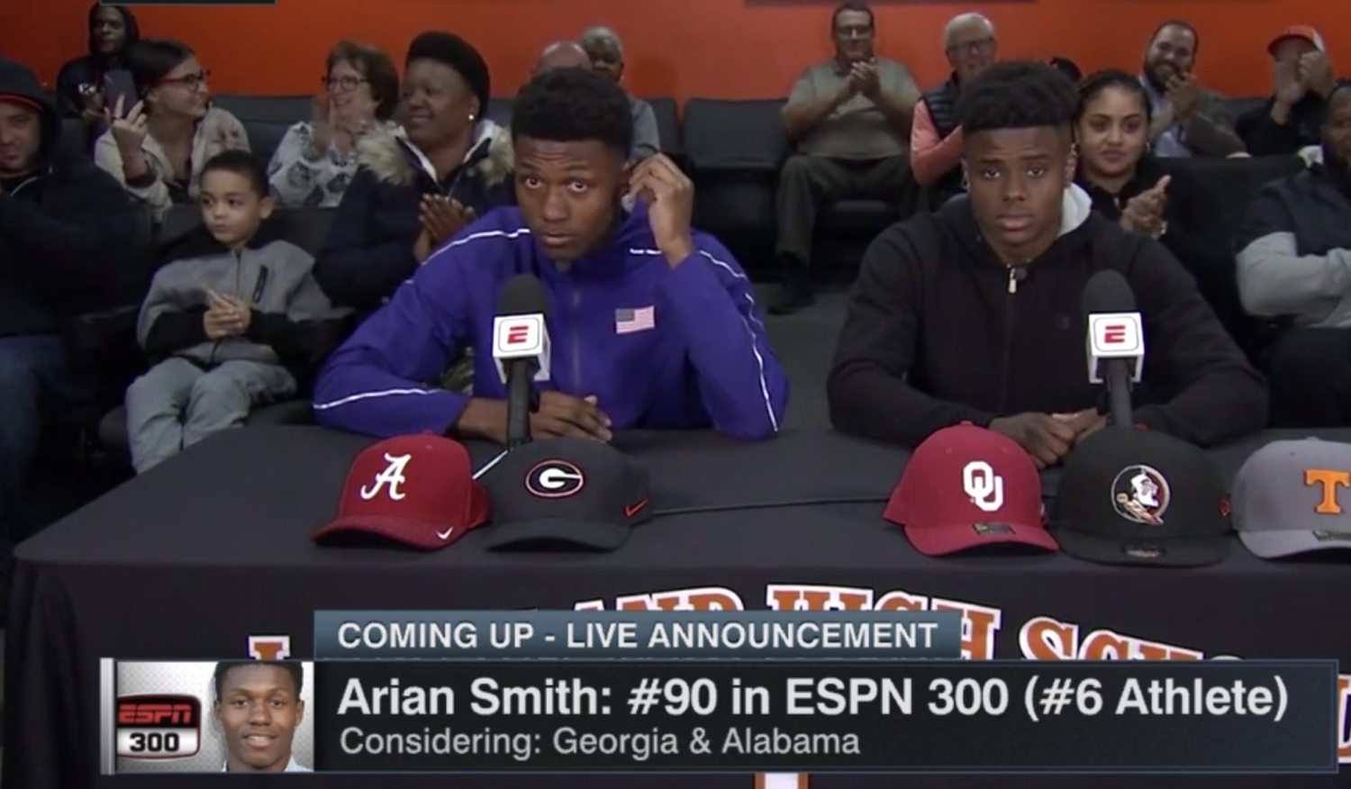 4-star receiver, Under Armour All-American Arian Smith announces his ...