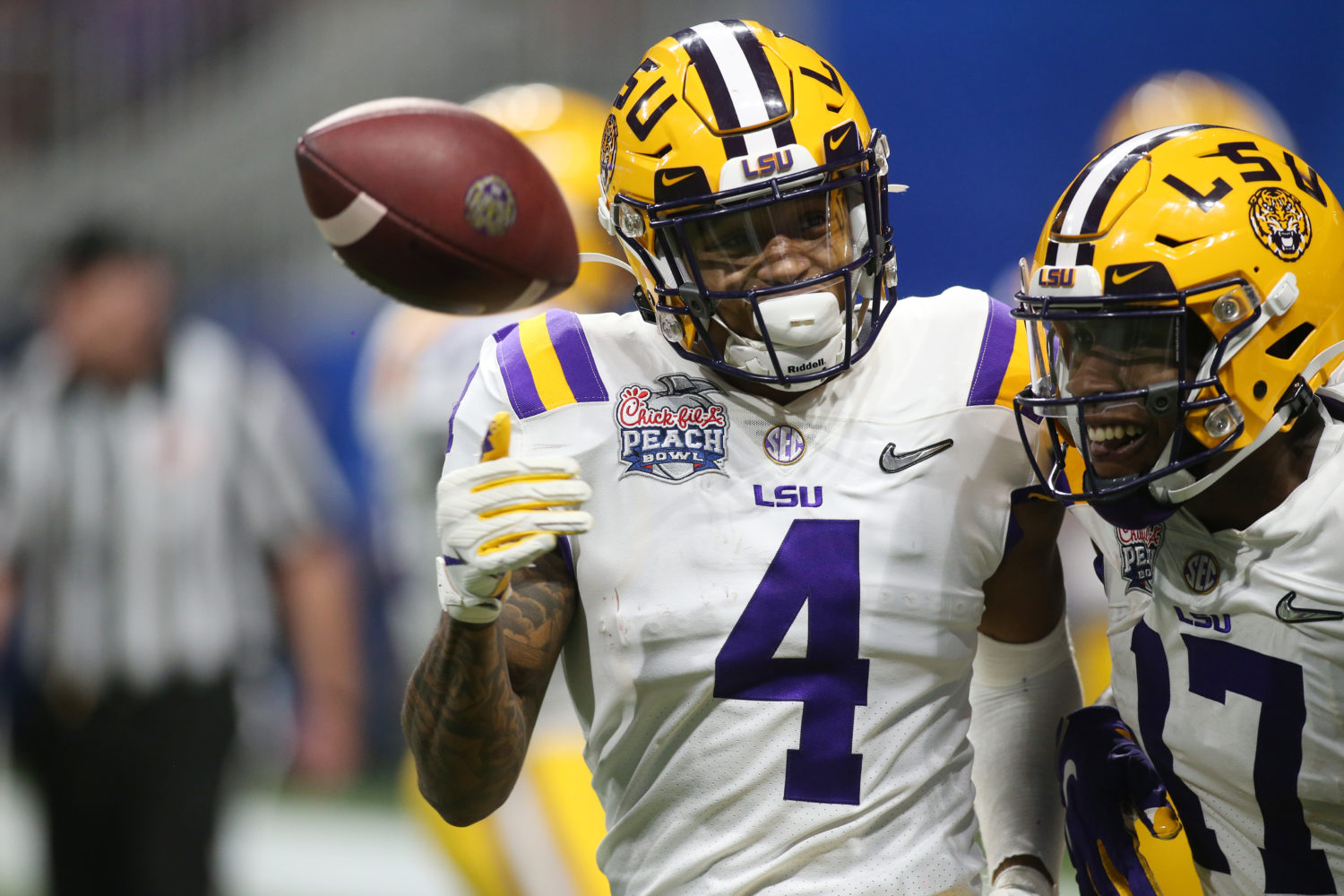John Emery Jr. shown during LSU game.