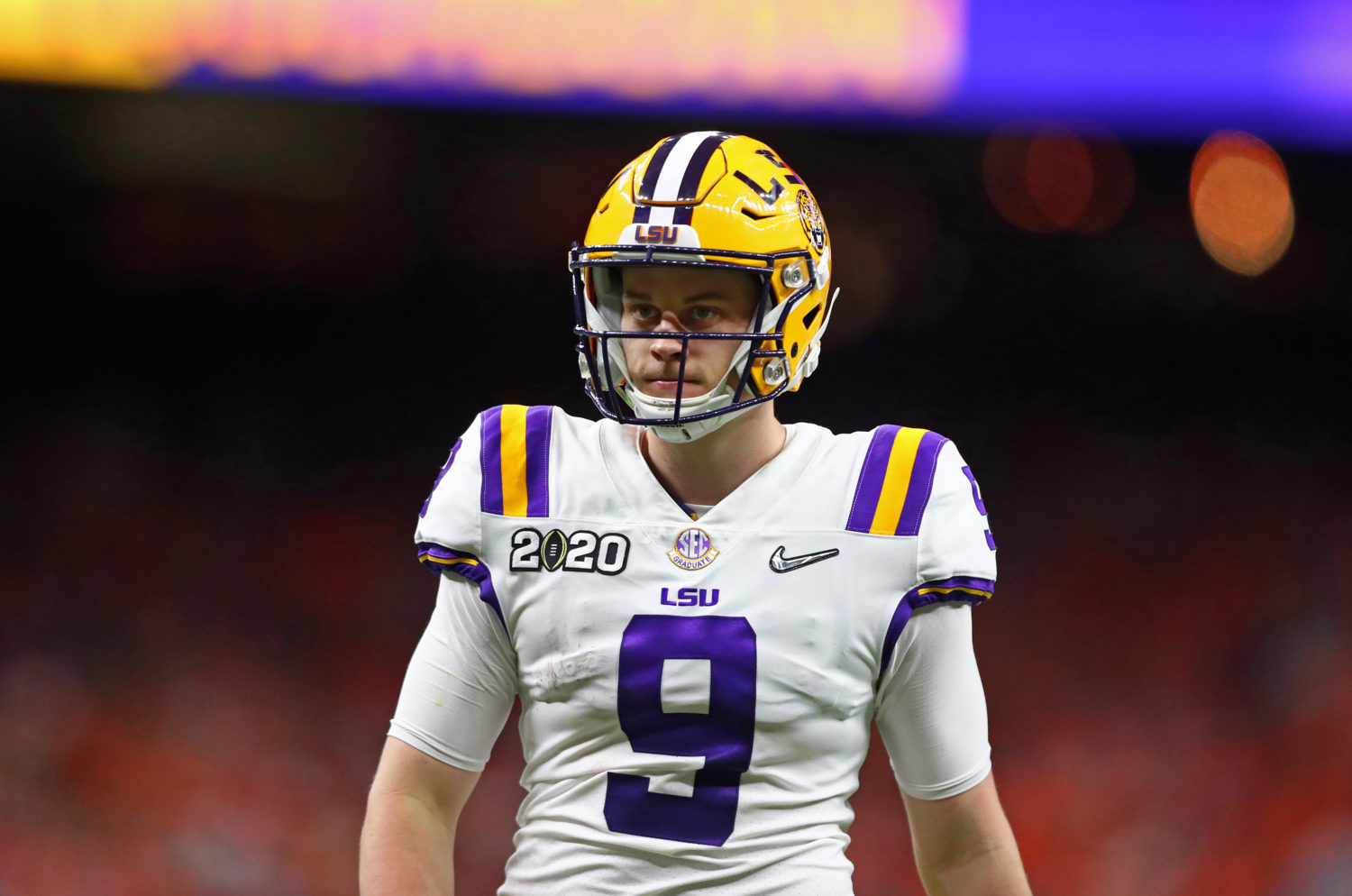 Joe Burrow during his time at LSU.