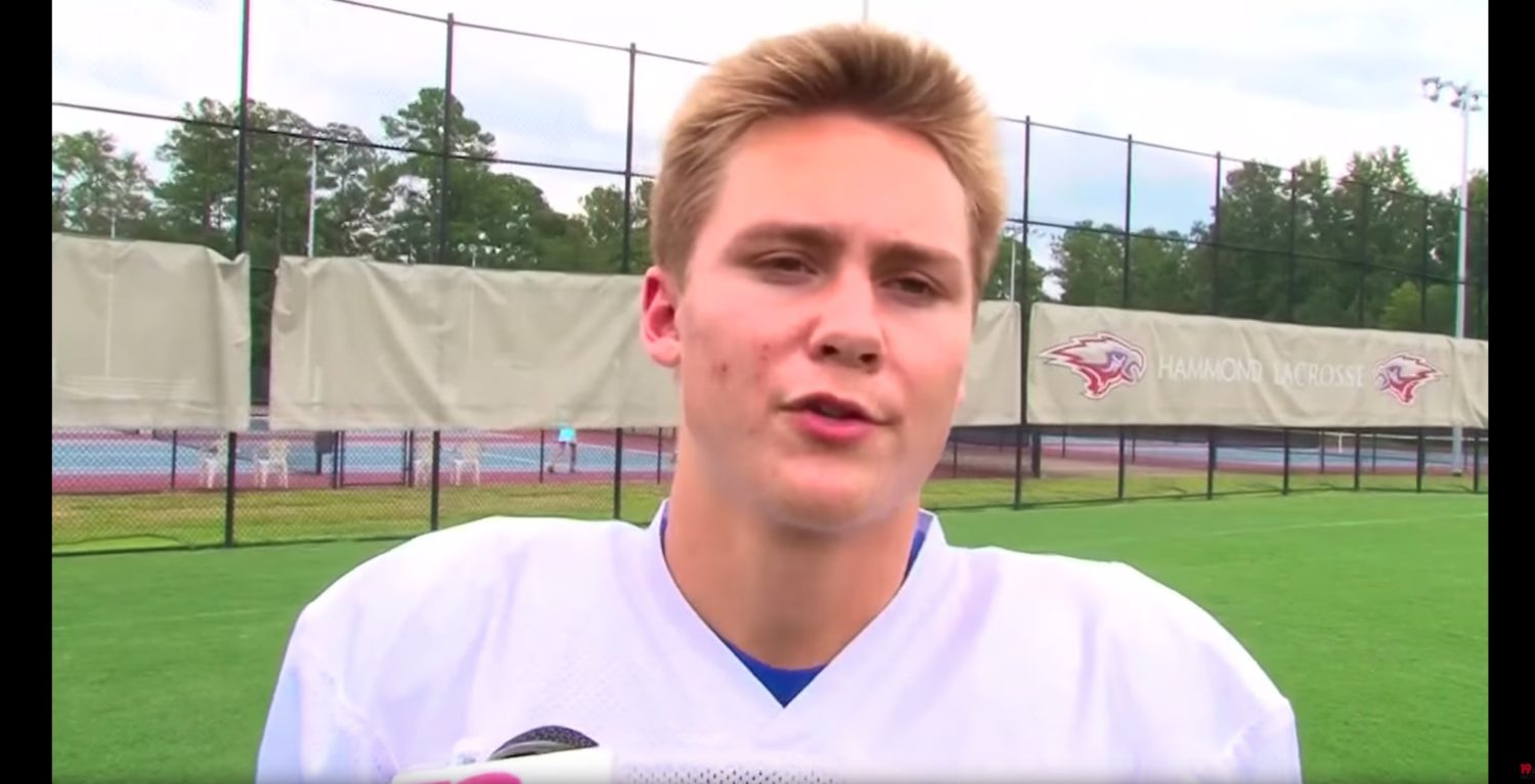 YouTube screenshot of Jackson Muschamp