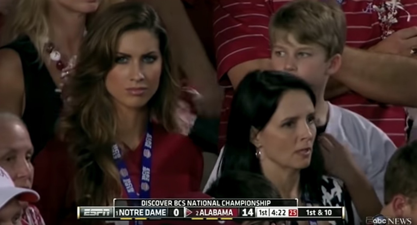 YouTube screenshot of Katherine Webb