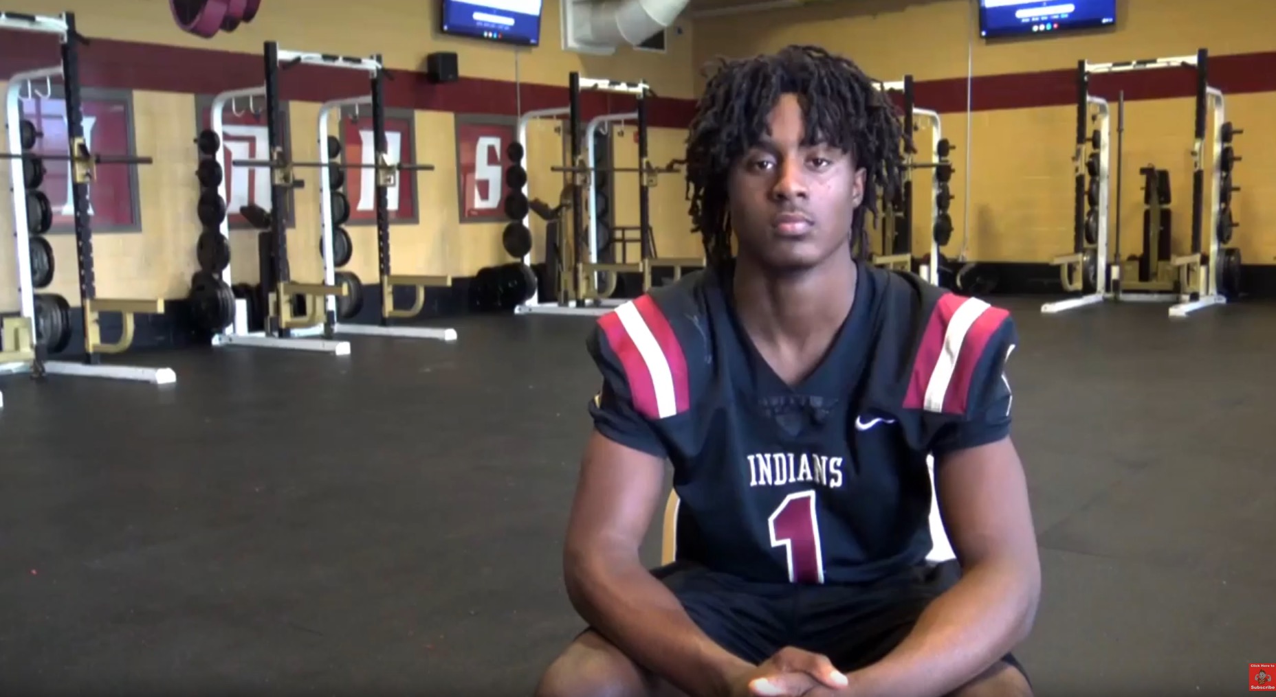 YouTube screenshot of Ga'Quincy McKinstry