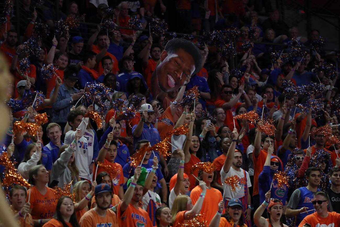 Florida basketball fans.