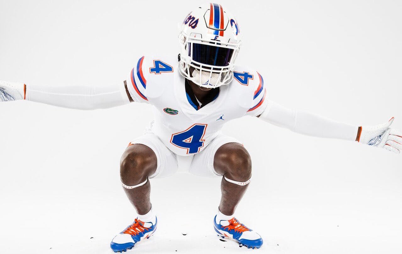 Photo of UF commit Kamar Wilcoxson via Twitter