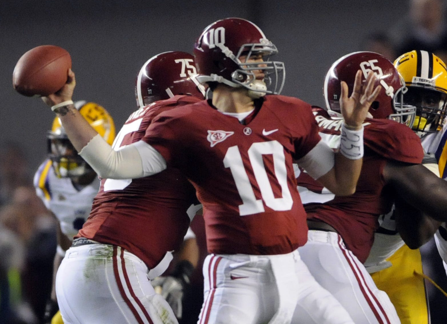 AJ McCarron tells hilarious story about Lane Kiffin sneaking past Jeremy Pruitt during QB’s recruitment