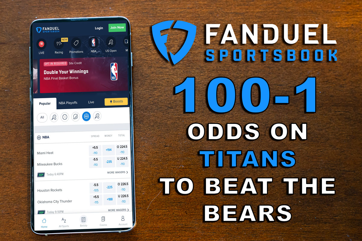 fanduel tennessee 100-1 titans