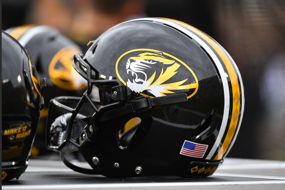 Mizzou football helmet.