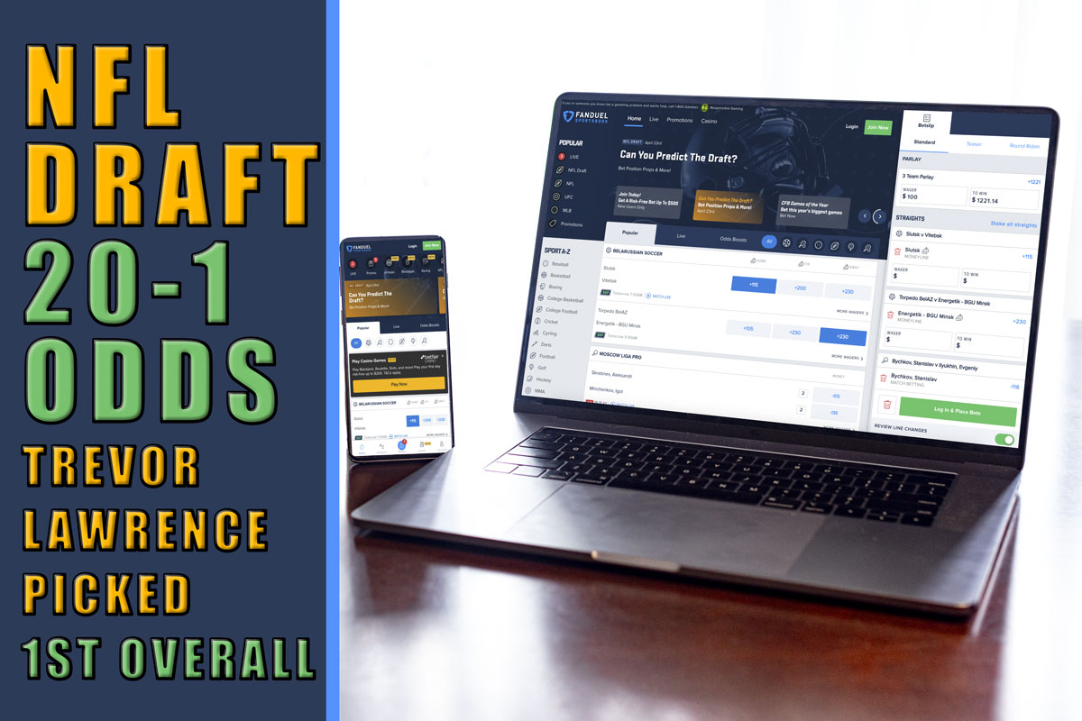 fanduel sportsbook 20-1 odds nfl draft