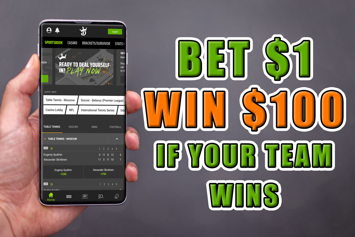 draftkings 100-1 nba