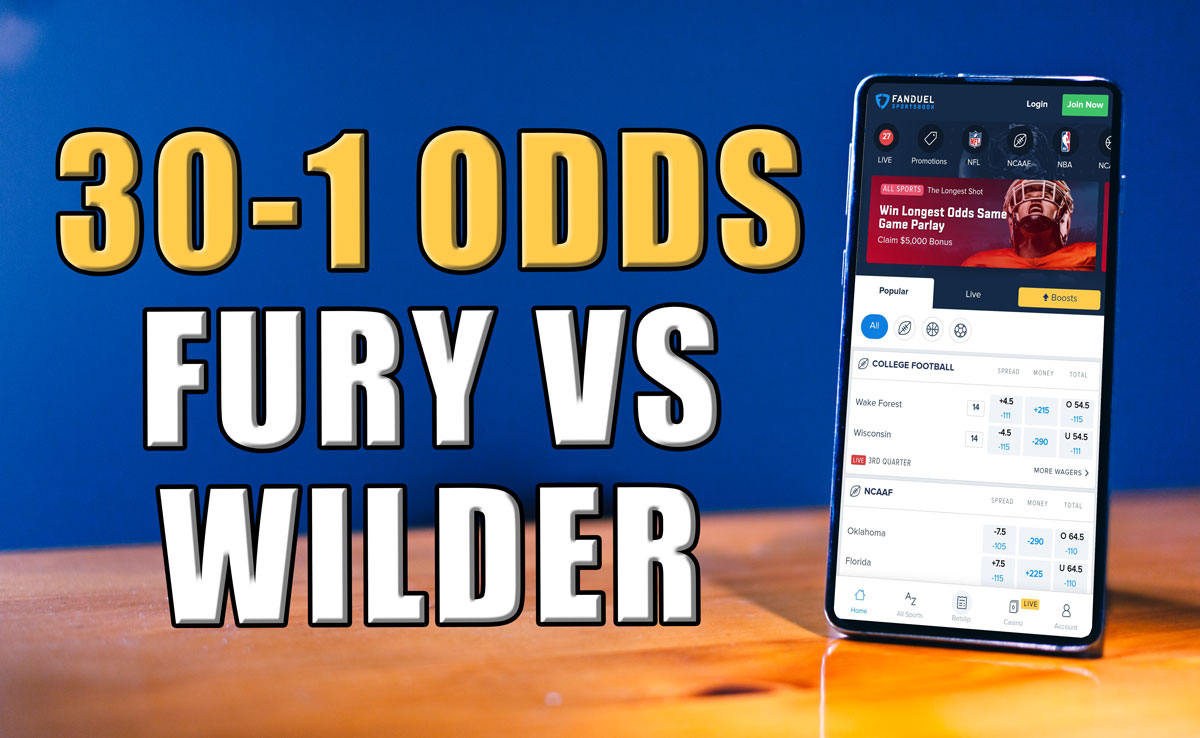 bet 5 win 150 fury wilder fanduel