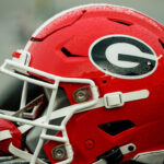 A Georgia football helmet is shown.