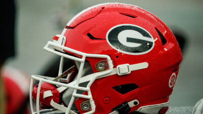 A Georgia football helmet is shown.