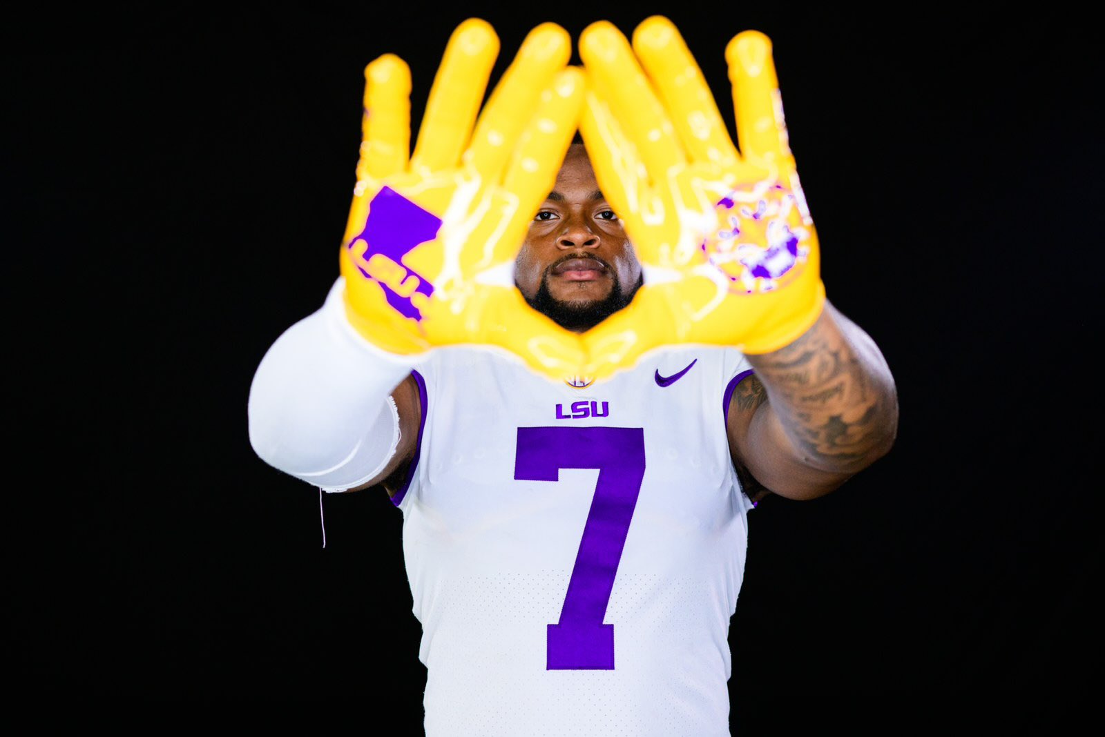 Kayshon Boutte in the No. 7 jersey, via @LSUFootball on Twitter
