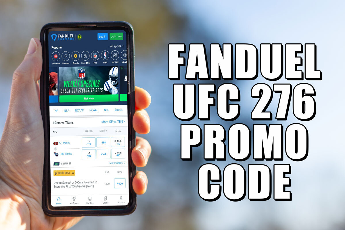 fanduel ufc 276 promo code
